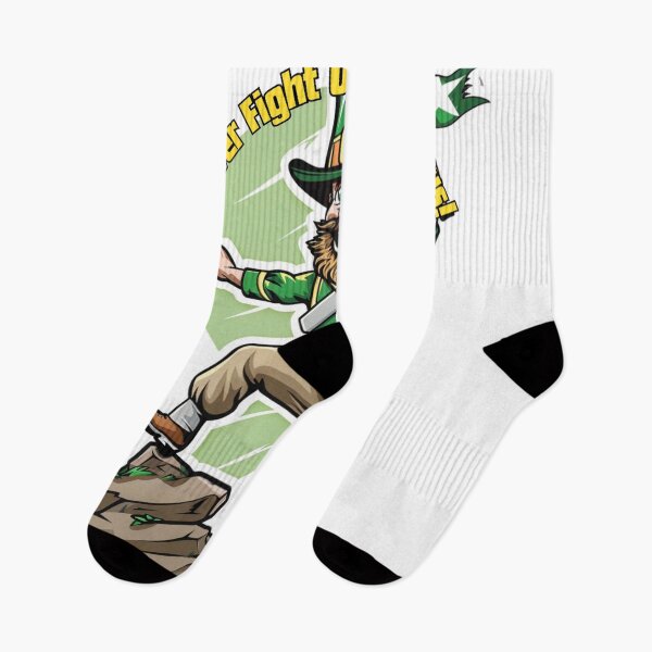 Item preview, Funny Leprechaun: Never Fight Up Hill Me Boys!  designed and sold by Fantasy Masterpiece.