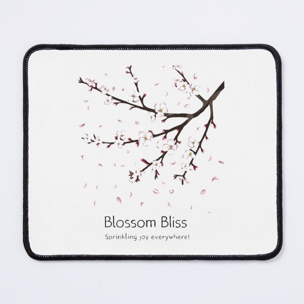 Item preview, BLOSSOM BLISS: Pink and White Cherry Blossoms on Brown Branches designed and sold by SplashTastic.