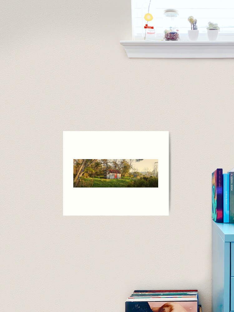 Thumbnail 2 of 3, Art Print, Horse Camp Hut, Kosciuszko National Park, New South Wales, Australia designed and sold by Chockstone.