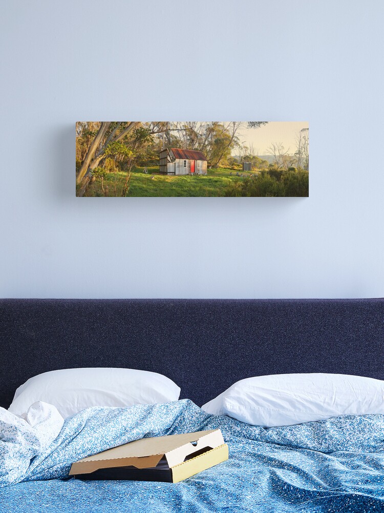 Thumbnail 2 of 3, Canvas Print, Horse Camp Hut, Kosciuszko National Park, New South Wales, Australia designed and sold by Chockstone.