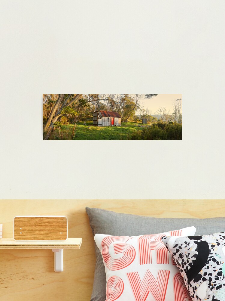 Thumbnail 2 of 3, Photographic Print, Horse Camp Hut, Kosciuszko National Park, New South Wales, Australia designed and sold by Chockstone.