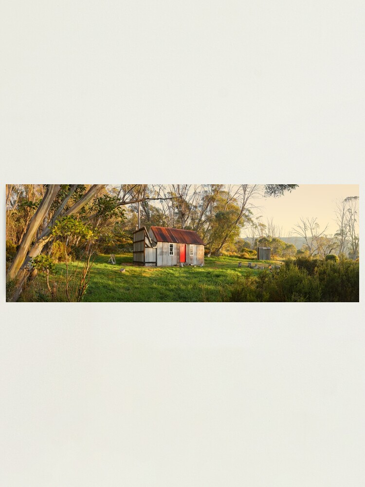 Thumbnail 1 of 3, Photographic Print, Horse Camp Hut, Kosciuszko National Park, New South Wales, Australia designed and sold by Chockstone.