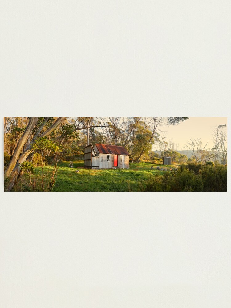 Thumbnail 1 of 3, Photographic Print, Horse Camp Hut, Kosciuszko National Park, New South Wales, Australia designed and sold by Chockstone.