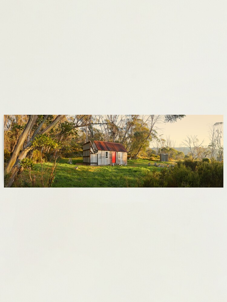 Thumbnail 1 of 3, Photographic Print, Horse Camp Hut, Kosciuszko National Park, New South Wales, Australia designed and sold by Chockstone.