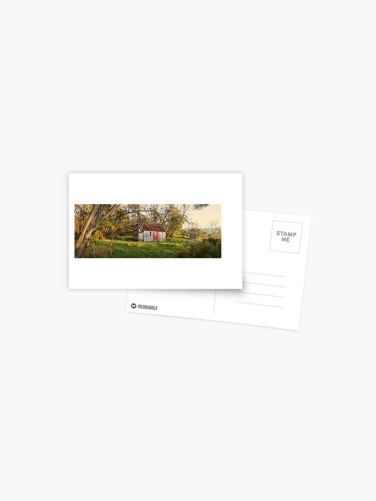 Thumbnail 1 of 2, Postcard, Horse Camp Hut, Kosciuszko National Park, New South Wales, Australia designed and sold by Chockstone.