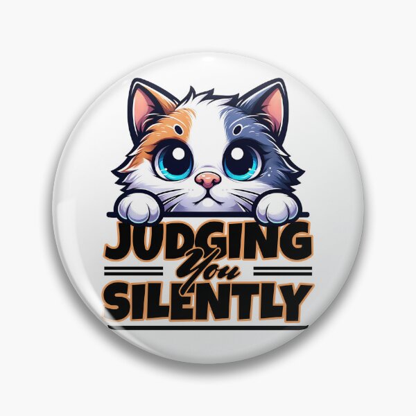 Item preview, Judging You Silently Cat designed and sold by Studio Bankai.