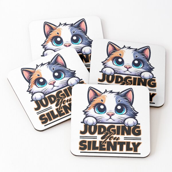 Item preview, Judging You Silently Cat designed and sold by Studio Bankai.