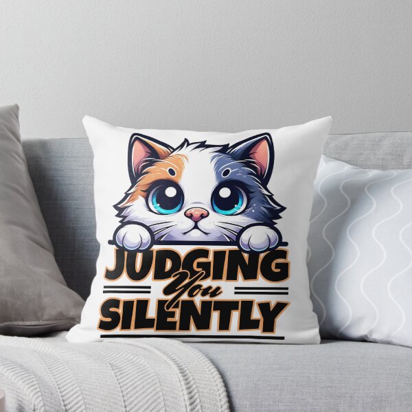 Item preview, Judging You Silently Cat designed and sold by Studio Bankai.