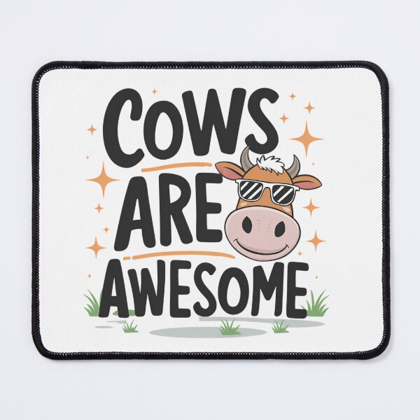 Item preview, Cows Are Awesome designed and sold by PeelZinc.