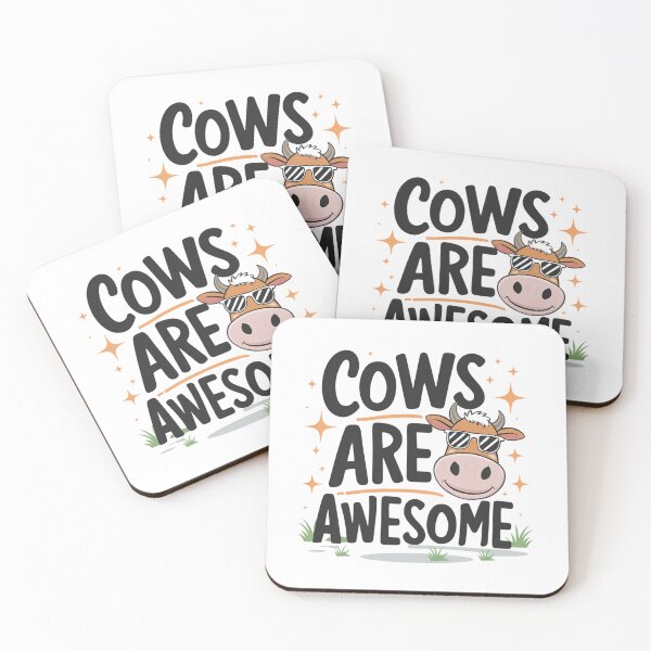 Item preview, Cows Are Awesome designed and sold by PeelZinc.