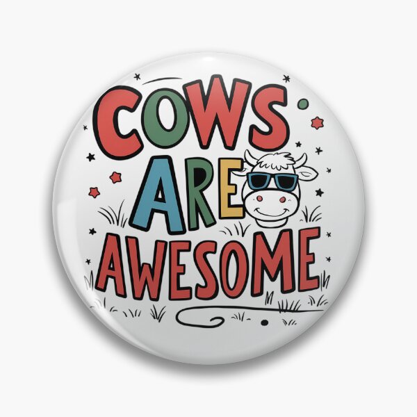 Item preview, Cows Are Awesome designed and sold by PeelZinc.