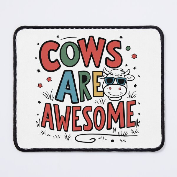 Item preview, Cows Are Awesome designed and sold by PeelZinc.