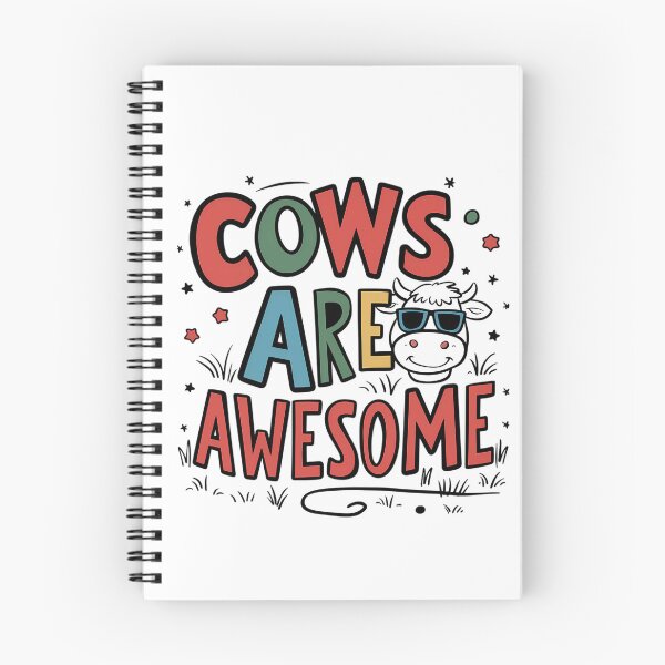 Item preview, Cows Are Awesome designed and sold by PeelZinc.
