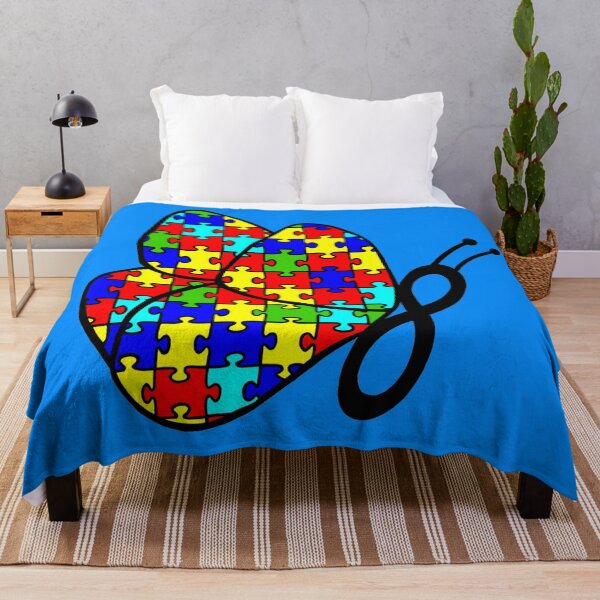 Item preview, Puzzle Piece Infinity Symbol Butterfly designed and sold by CaitlynConnor.