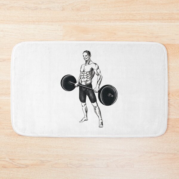 Item preview,  "Muscle Man Deadlifting with Intensity" designed and sold by RhonDesign.