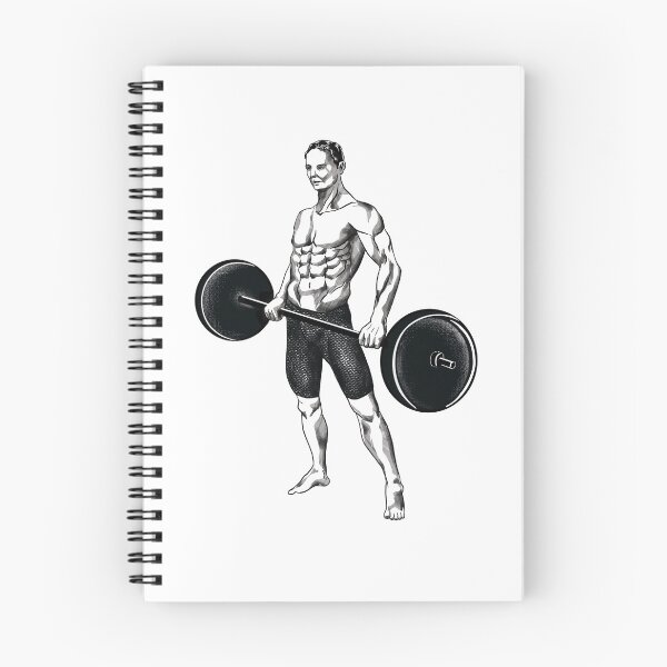 Item preview,  "Muscle Man Deadlifting with Intensity" designed and sold by RhonDesign.