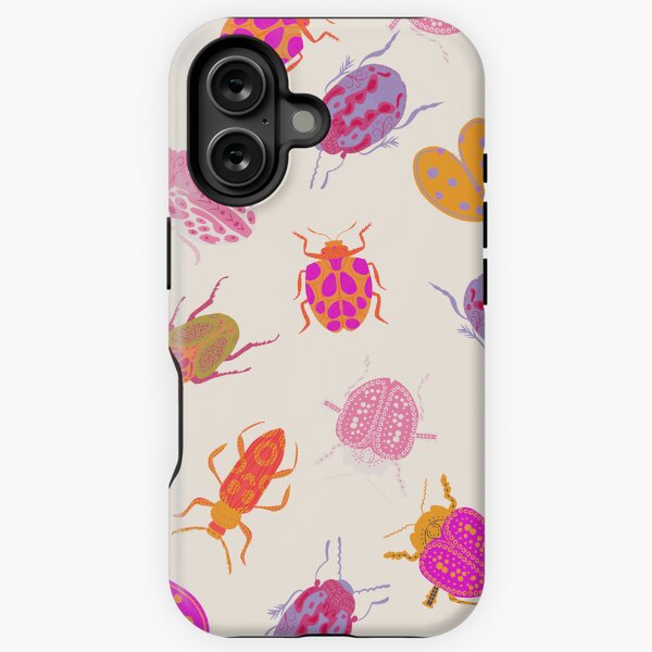Item preview, Pink Ladybugs, Beetle and Bugs Pattern designed and sold by aneladesigns.