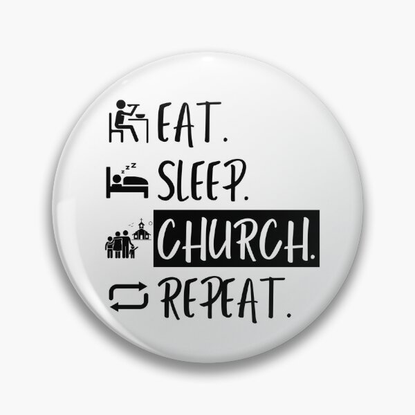 Item preview, Eat Sleep Church Repeat designed and sold by Williams Designz.