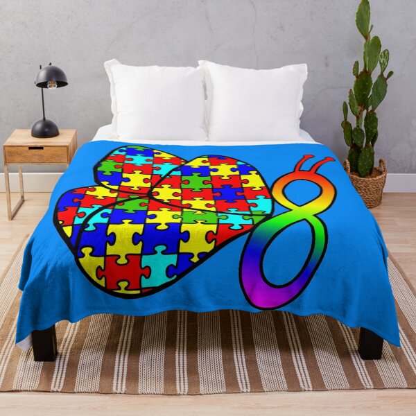 Item preview, Rainbow Infinity symbol Puzzle Piece Butterfly designed and sold by CaitlynConnor.