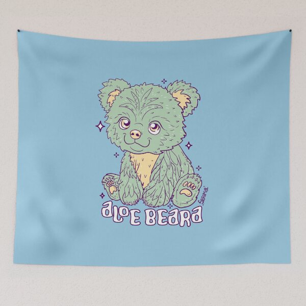 Item preview, Aloe Beara - Whimsical Aloe Vera Bear Illustration designed and sold by SPIRIMAL.