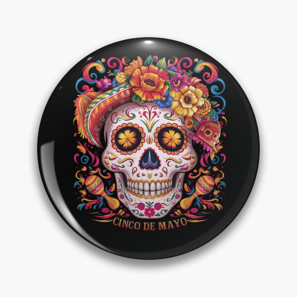 Item preview, Copy of Cinco De Mayo Women Girl Kids Mexican Skull Fiesta 5 De Mayo designed and sold by CoolFuture.