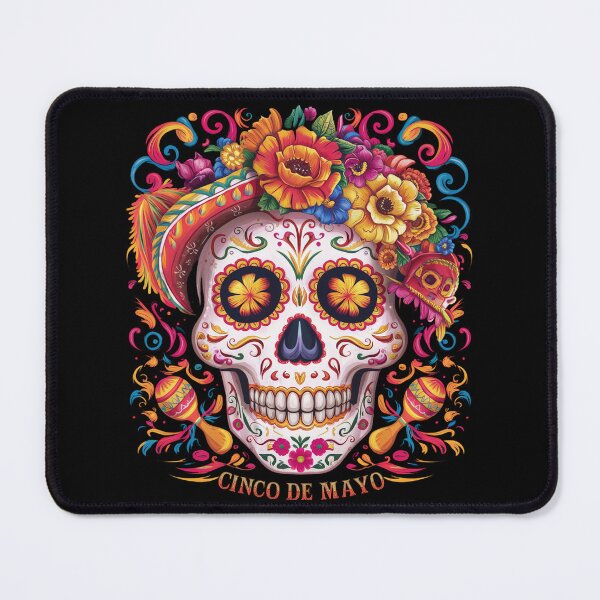 Item preview, Copy of Cinco De Mayo Women Girl Kids Mexican Skull Fiesta 5 De Mayo designed and sold by CoolFuture.
