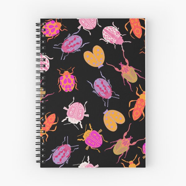 Item preview, Pink Ladybugs, Beetle and Bugs Pattern designed and sold by aneladesigns.
