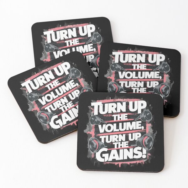 Item preview, Turn up the volume, turn up the gains designed and sold by MyCreatures.