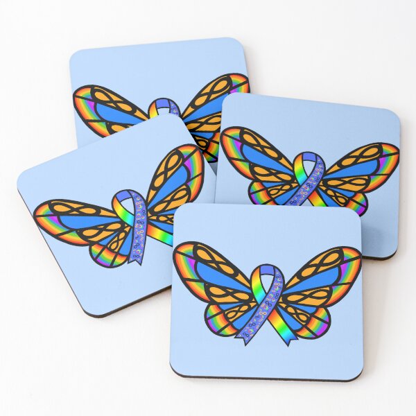 Item preview, Rainbow Infinity Symbol Awareness Ribbon Butterfly  designed and sold by CaitlynConnor.