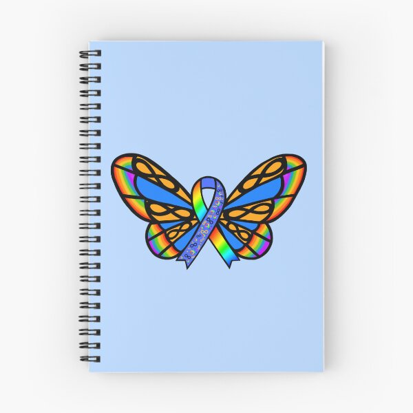 Artikelvorschau, Regenbogen Unendlichkeitssymbol Bewusstseinsband Schmetterling entworfen und verkauft von Chronic Illness Awareness Shop.