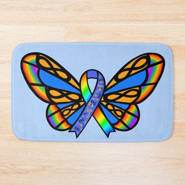 Item preview, Rainbow Infinity Symbol Awareness Ribbon Butterfly  designed and sold by CaitlynConnor.