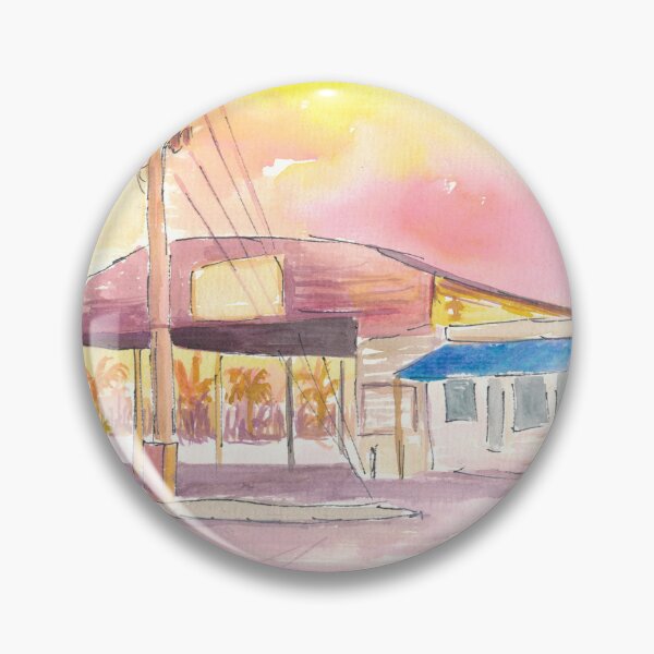 Item preview, Naples Florida Tropical Street Scene at Sunset designed and sold by artshop77.