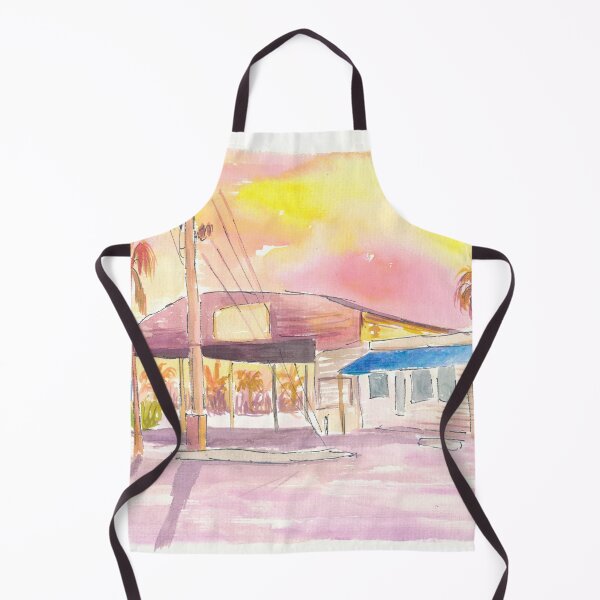 Item preview, Naples Florida Tropical Street Scene at Sunset designed and sold by artshop77.