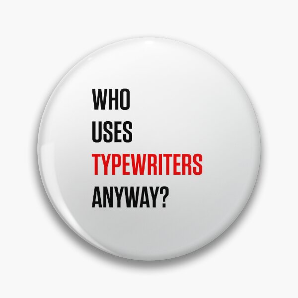 Item preview, Who Uses Typewriters Anyway? Red Tortured Poets Era designed and sold by zarazarazara.