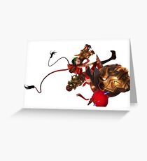 Firecracker Jinx Greeting Card