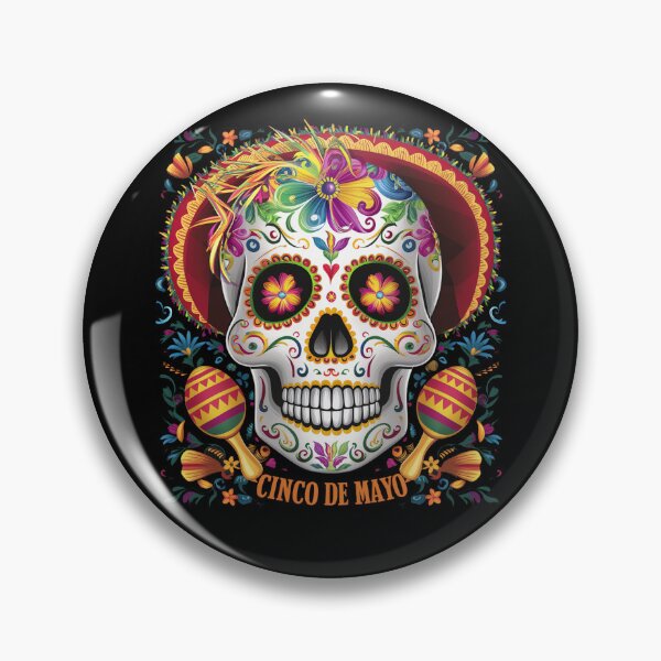 Item preview, Cinco De Mayo Women Girl Kids Mexican Skull Fiesta 5 De Mayo designed and sold by CoolFuture.