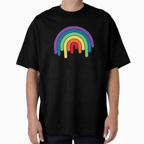 Dripping Rainbow Oversized T-Shirt