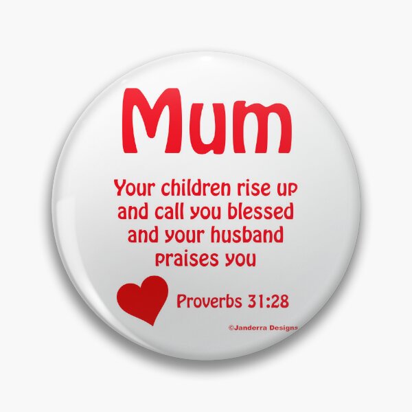 Item preview, Mum Your Children Rise Up and Call You Blessed and Your Husband Praises You Proverbs 31:28 heart  || Gift for Mum Gift for Mother's Day Gift for Wife Gift for Her Gift for Christian Mum  designed and sold by JanderraDesigns.