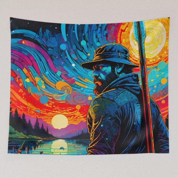 Item preview, Javelin Star: Colorful Hunter of the Bush designed and sold by GrizzlyCollective.