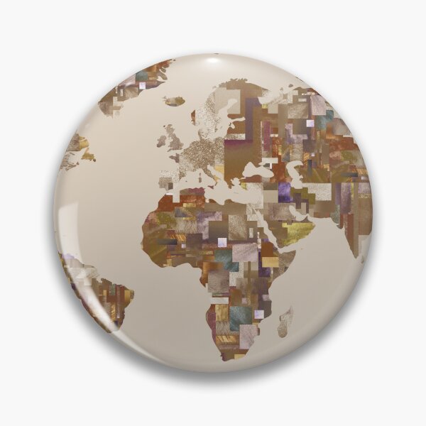 Item preview, World Map Watercolor Painting I  designed and sold by Irina Sztukowski.