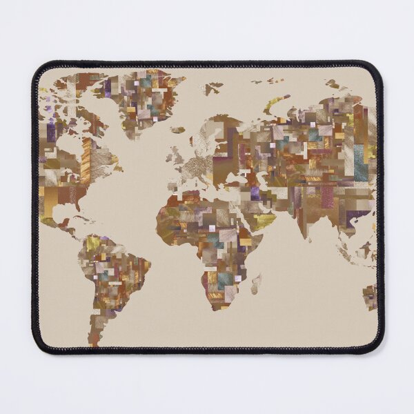 Item preview, World Map Watercolor Painting I designed and sold by Irina Sztukowski.