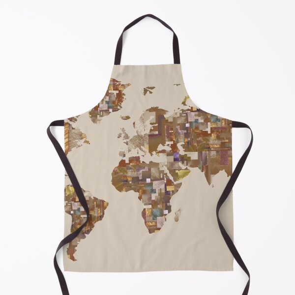 Item preview, World Map Watercolor Painting I designed and sold by Irina Sztukowski.