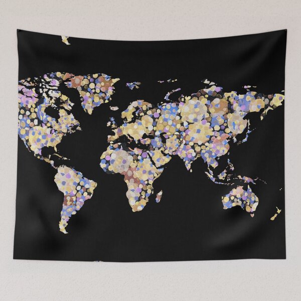 Item preview, World Map Watercolor Painting V designed and sold by Irina Sztukowski.