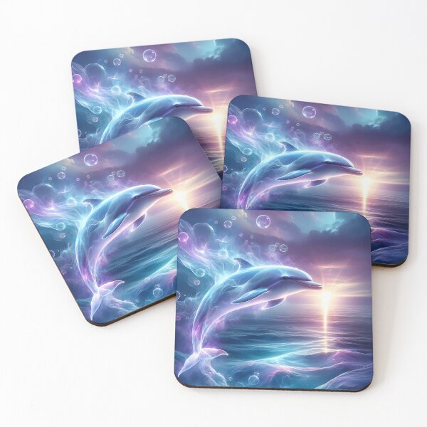 Item preview, Ethereal Dolphin Sunrise designed and sold by Tommy Studio.
