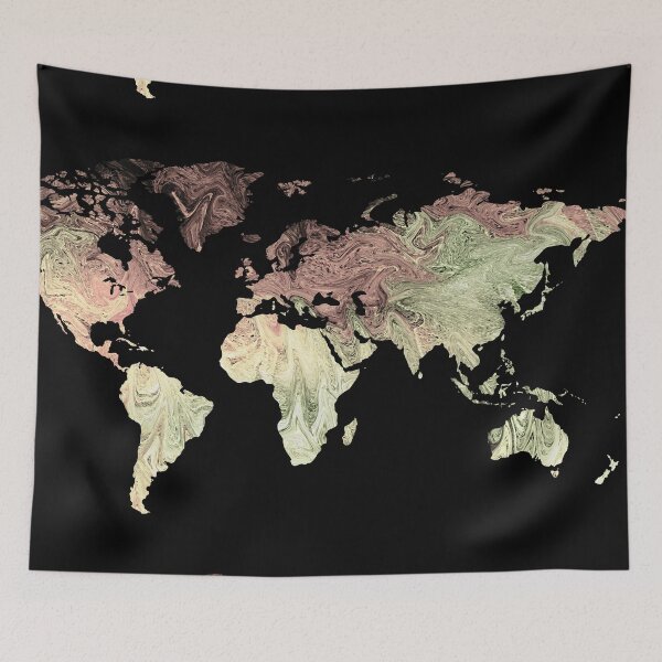 Item preview, World Map Watercolor Painting VI designed and sold by Irina Sztukowski.