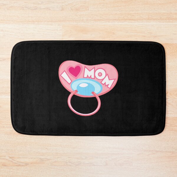 Item preview, 'I Love Mom' Pacifier: Perfect Baby Gear designed and sold by Luxuriously.