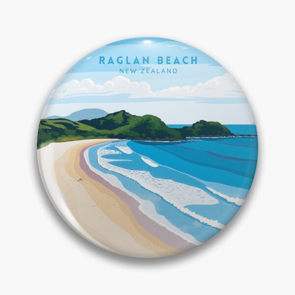 Item preview, Raglan beach Beauaty: New Zealand designed and sold by NeuralVibe.
