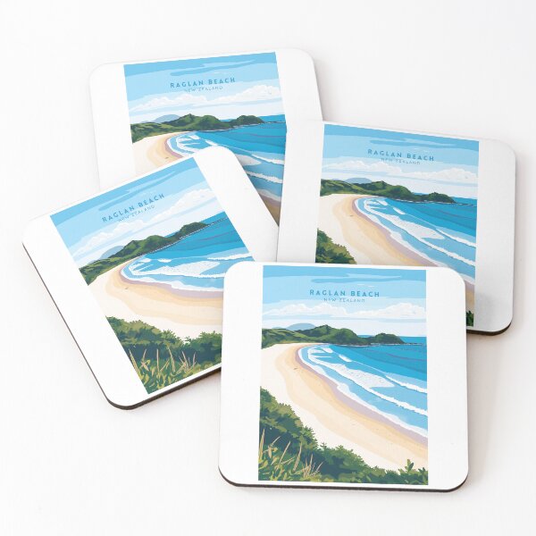 Item preview, Raglan beach Beauaty: New Zealand designed and sold by NeuralVibe.