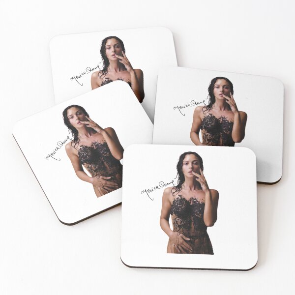 Item preview, Monica Bellucci covered with black caviar  designed and sold by MorgRichardson.