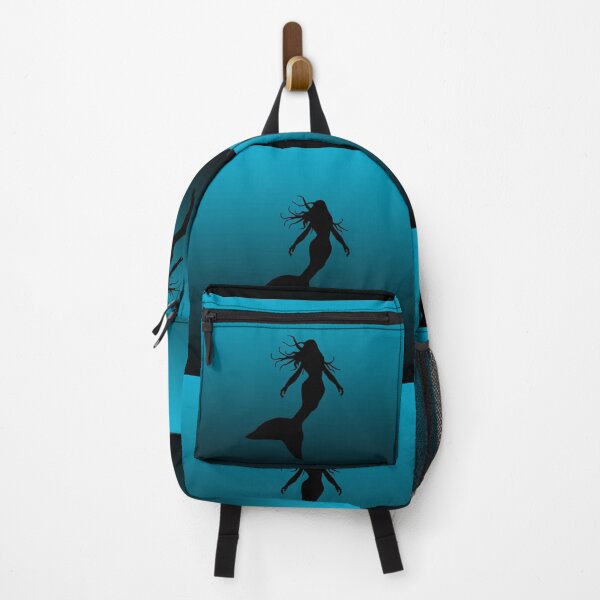 Item preview, Mermaid Silhouette in Water Under the Sea Art 3 of 4 designed and sold by Beachy.